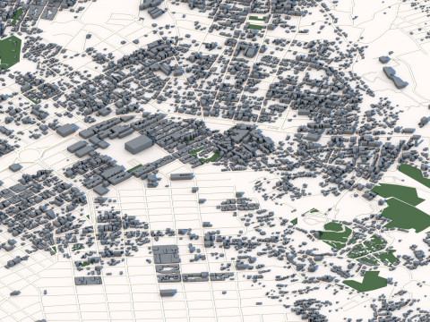 Cucuta City Colombia 3D Model
