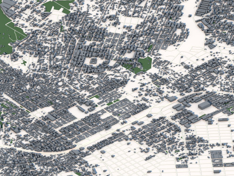 Cucuta City Colombia 3D Model