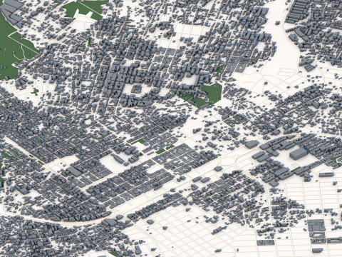 Cucuta City Colombia 3D Model