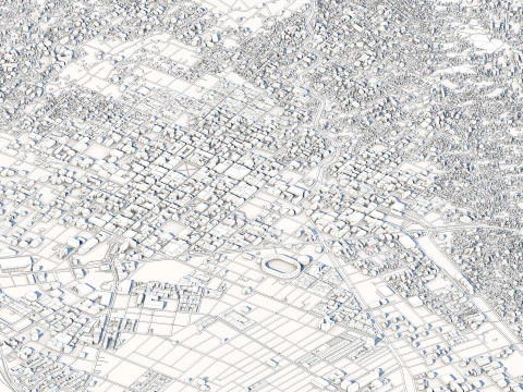 Cucuta City Colombia 3D Model