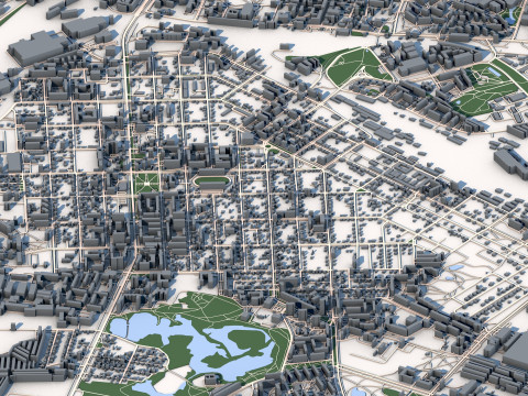 Daugavpils City Latvia 3D Model