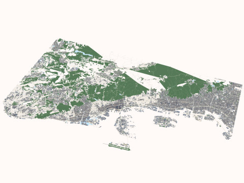 Kobe City Japan 3D Model