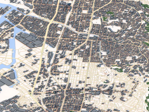 Kobe City Japan 3D Model