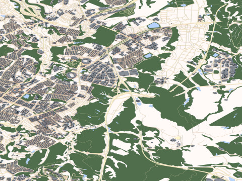 Kobe City Japan 3D Model