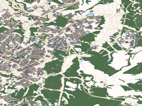 Kobe City Japan 3D Model
