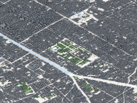 Киото Город Япония 3D Модель