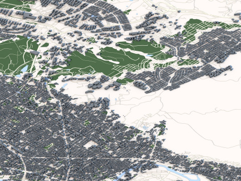 Kyoto City Japan 3D Model