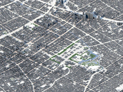 Nagoya-stad Japan 3D Model