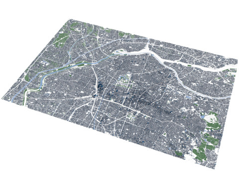 Nagoya City Japan 3Dモデル