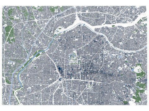Nagoya City Japan 3Dモデル