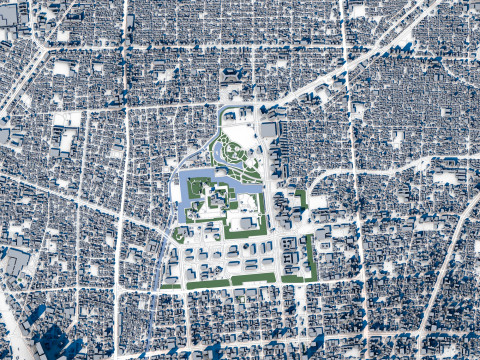 Nagoya City Japan 3Dモデル