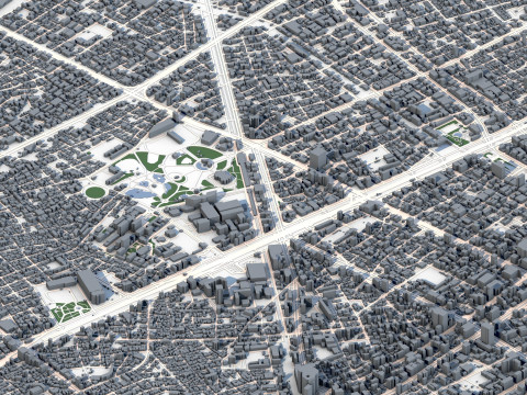 Nagoya City Japan 3Dモデル