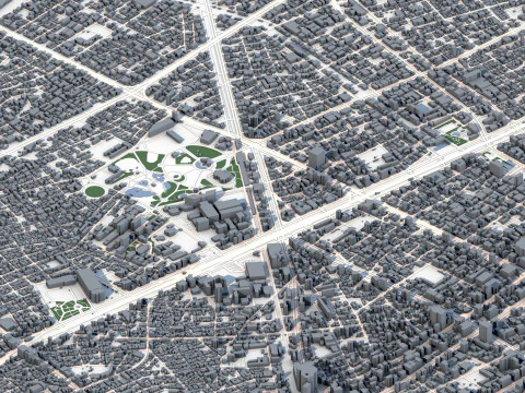 Nagoya City Japan 3D Model