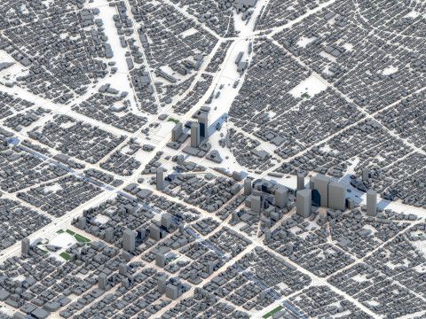 Nagoya City Japan 3Dモデル