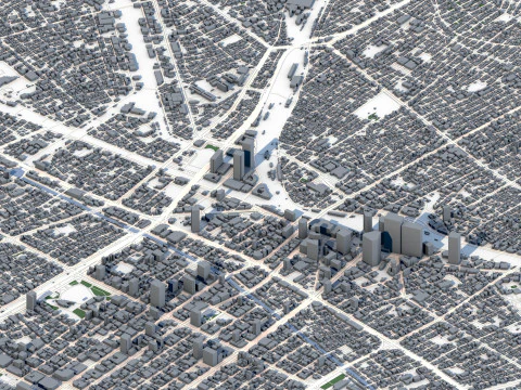 Nagoya City Japan 3D Model