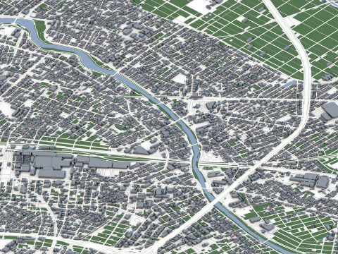 Nagoya City Japan 3D Model
