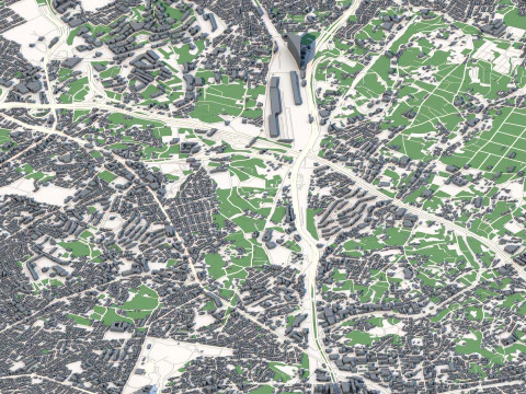Yokohama City Japan 3D Model