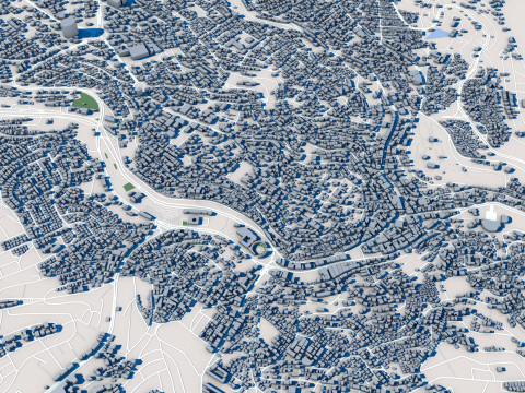 Amman City Jorda Modello 3D