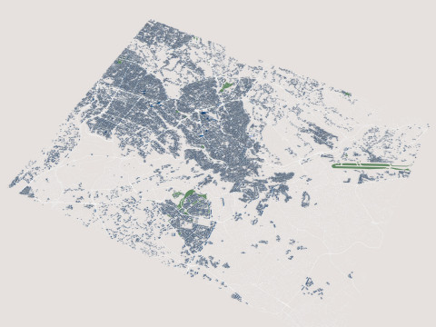 Amman City Jorda Model 3D