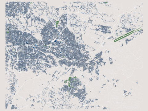 Amman City Jorda Model 3D
