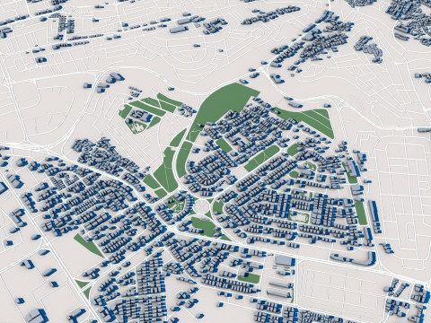Amman City Jorda Model 3D