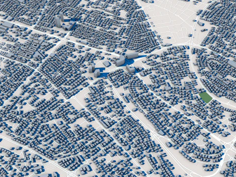 Amman City Jorda 3D Model