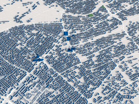 Amman City Jorda Model 3D