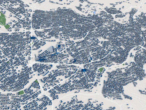 Amman City Jorda 3D Model
