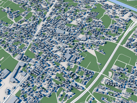 Bregenz City Austria 3D Model