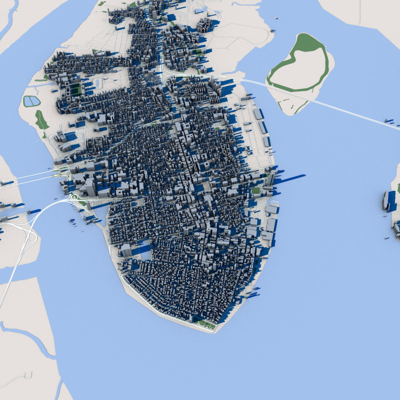 Charleston South Carolina USA 3D मॉडल .c4d .max .obj .3ds .fbx .stl .blend