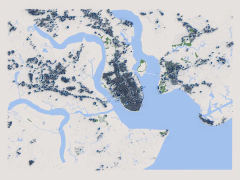 Charleston South Carolina USA 3D Model