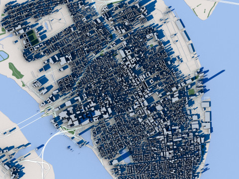 Charleston South Carolina USA 3D मॉडल