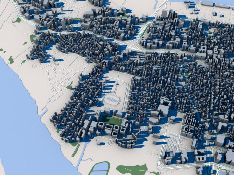 Charleston South Carolina USA 3D मॉडल