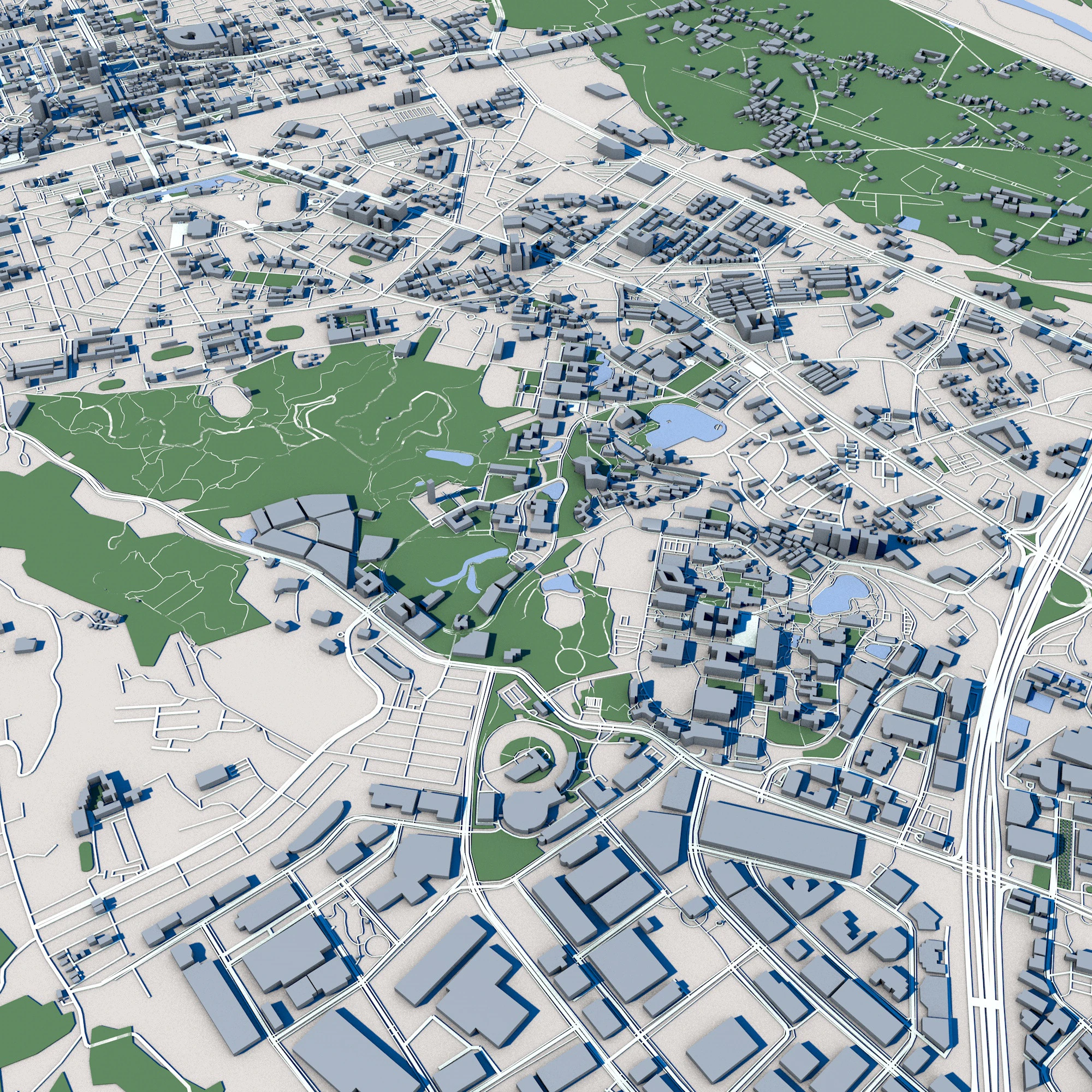 Hsinchu City Taiwan 3D Model .c4d .max .obj .3ds .fbx .stl .blend 
