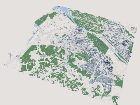 Hsinchu City Taiwan 3D Model