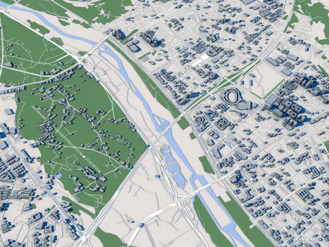 Hsinchu City Taiwan 3D Model