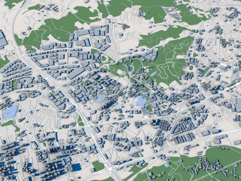 Hsinchu City Taiwan 3D Model