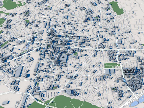 Hsinchu City Taiwan 3D Model
