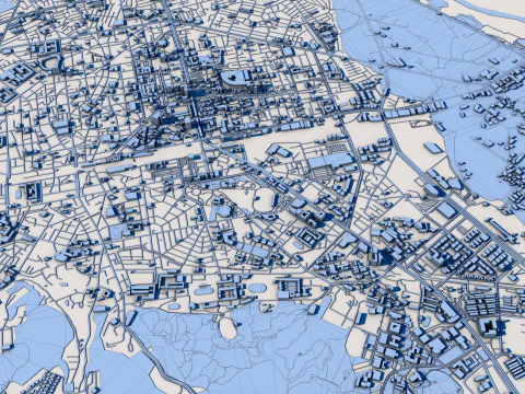 Hsinchu City Taiwan 3D Model