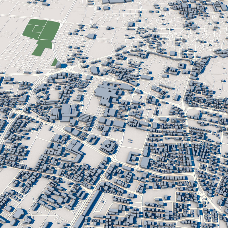 Manama City Bahrain 3Dモデル .c4d .max .obj .3ds .fbx .stl .blend