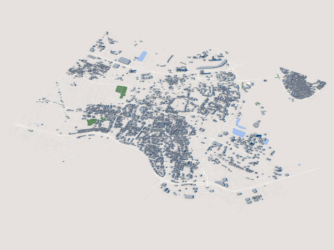 Manama City Bahrain 3Dモデル