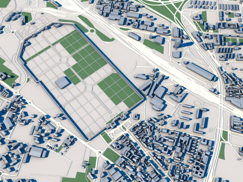 Part of Milan City Italy 2 3D-Modell