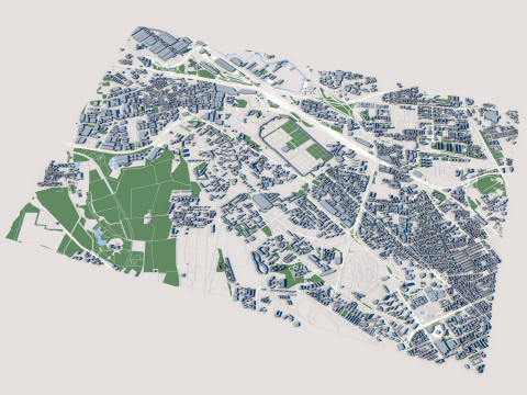 Part of Milan City Italy 2 3Dモデル