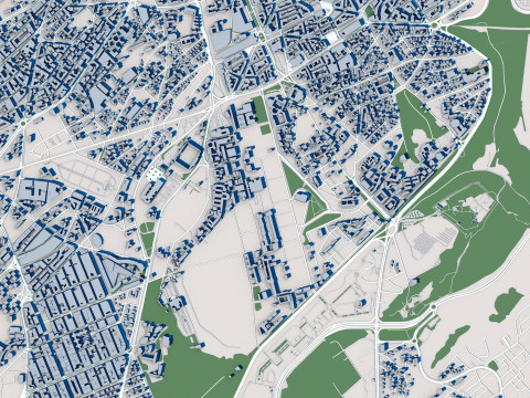 Rabat City Morocco 3D Модель