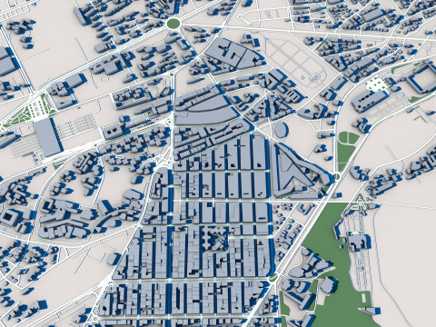 Rabat City Morocco 3D Модель