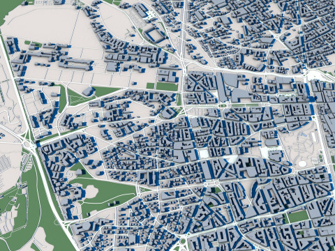 Rabat City Morocco 3D Модель