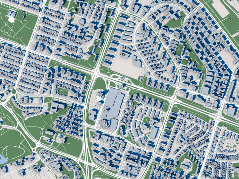 Reykjavik City Iceland 3D Модель