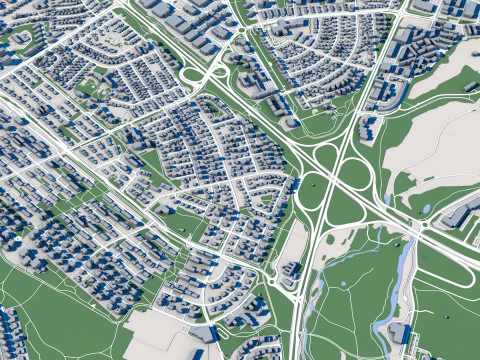 Reykjavik City Iceland 3D Model