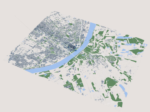 Saint Loui City USA Modello 3D
