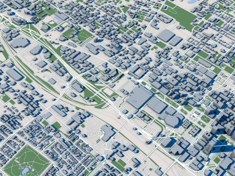 Saint Loui City USA Modello 3D